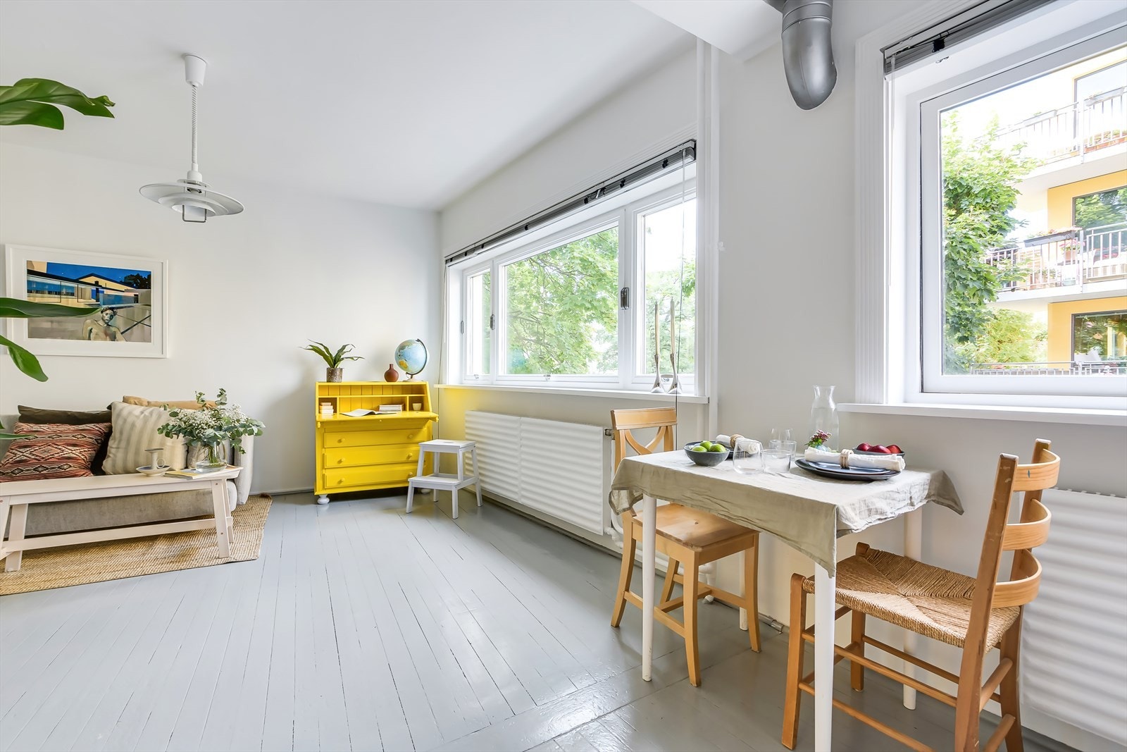 Rommet gir mulighet for møblering i ulike soner. Galleribilde