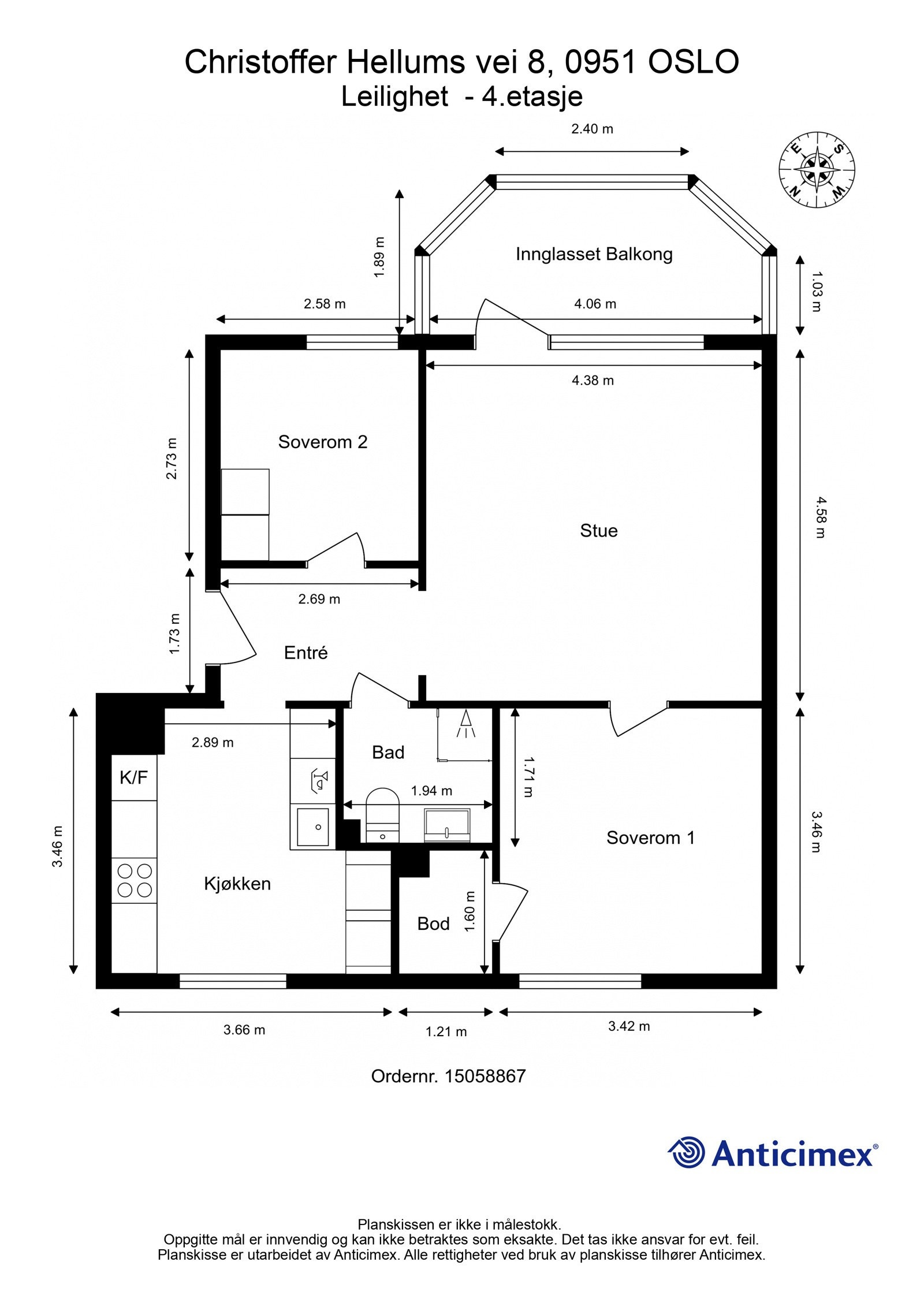 Plantegning Galleribilde