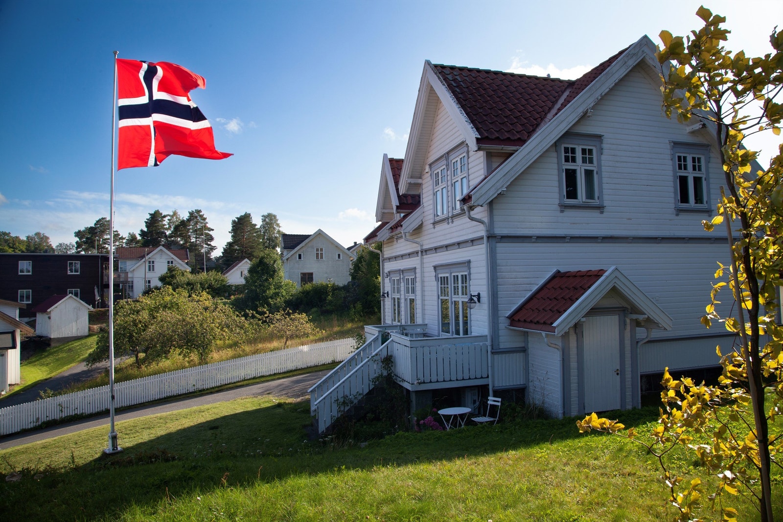 Innbydende villa i Hystadveien Galleribilde