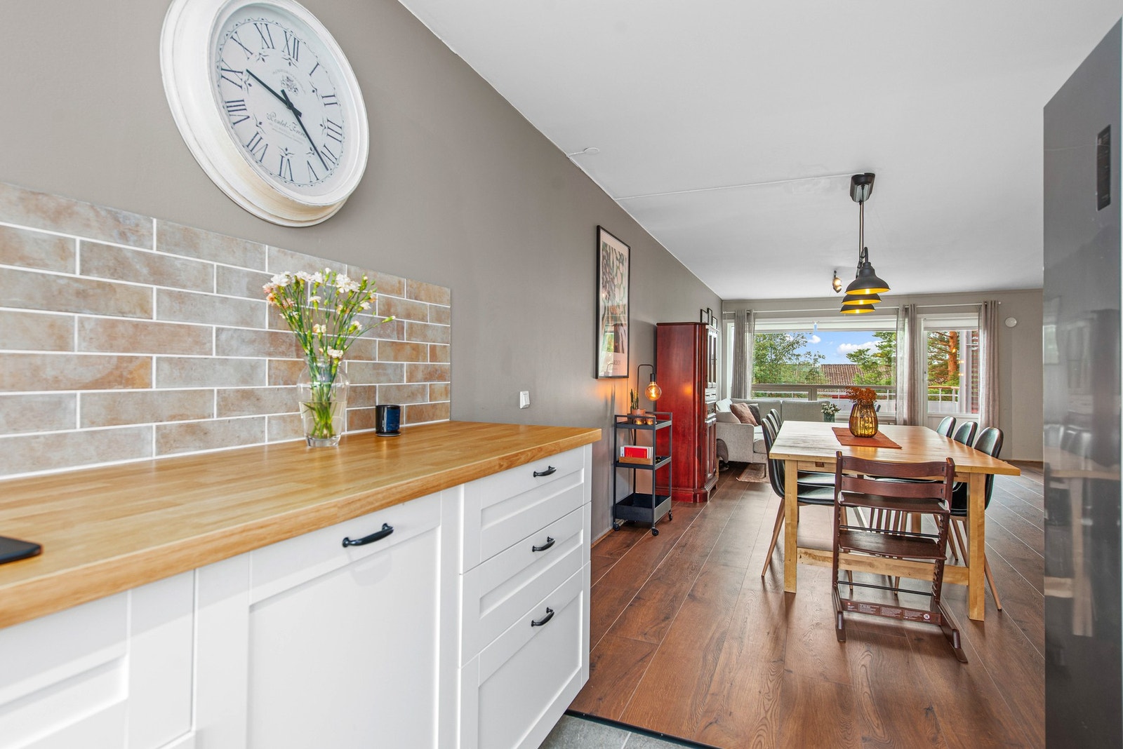 Kjøkken/stue. Galleribilde