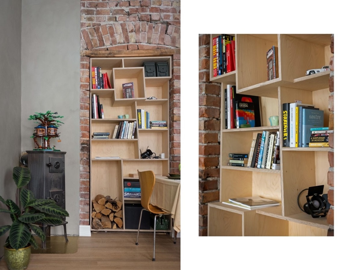 Ja, peisen fungerer - og varmer godt! Galleribilde