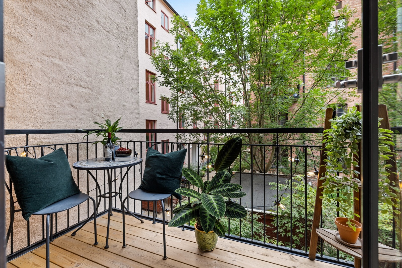 Så til et av hovedpunktene - balkongen. Galleribilde