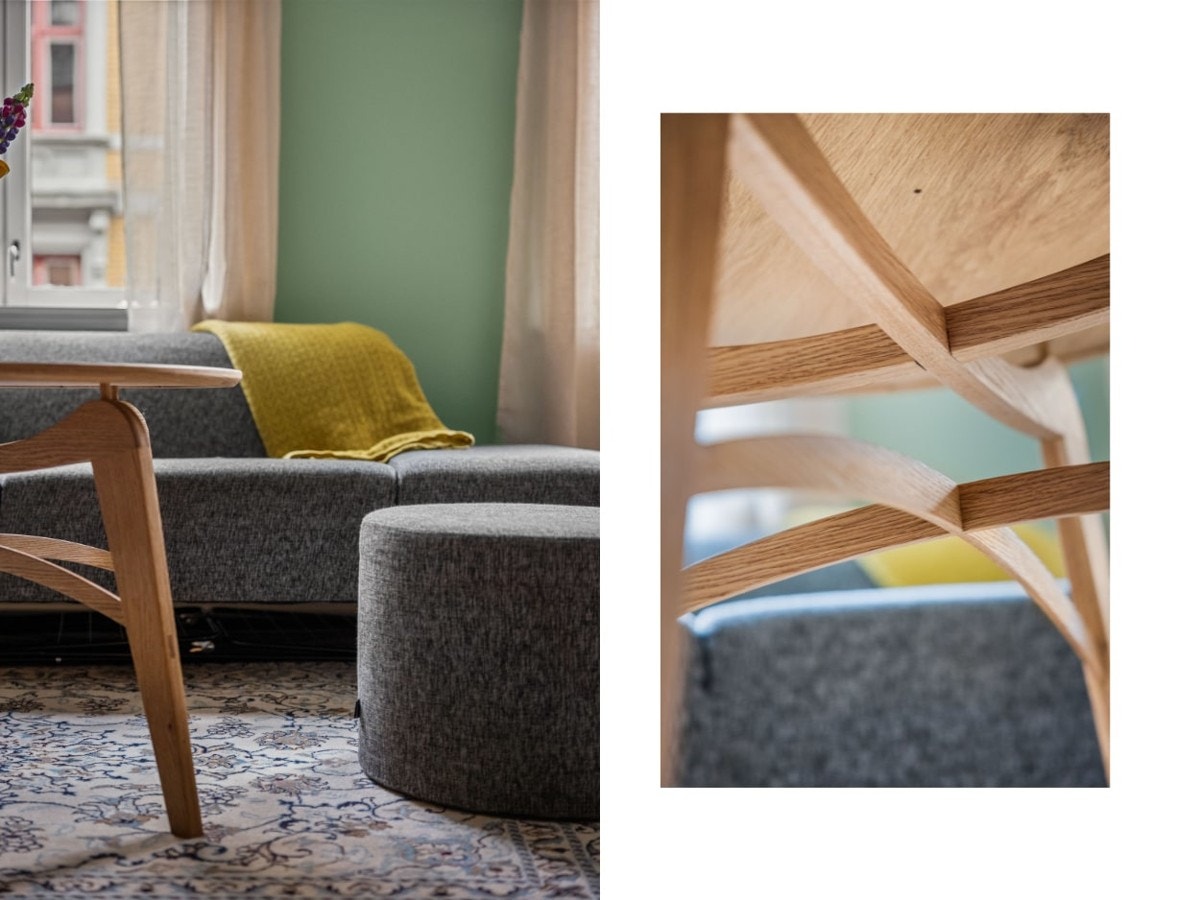 Dagens eier er møbelsnekker og det likte fotografen svært godt. Galleribilde