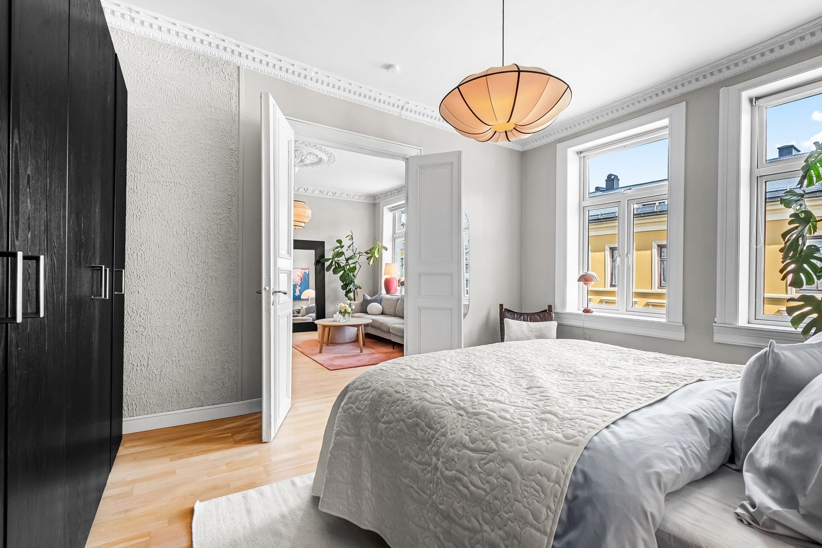 Fra hovedsoverom sett mot stue. Galleribilde