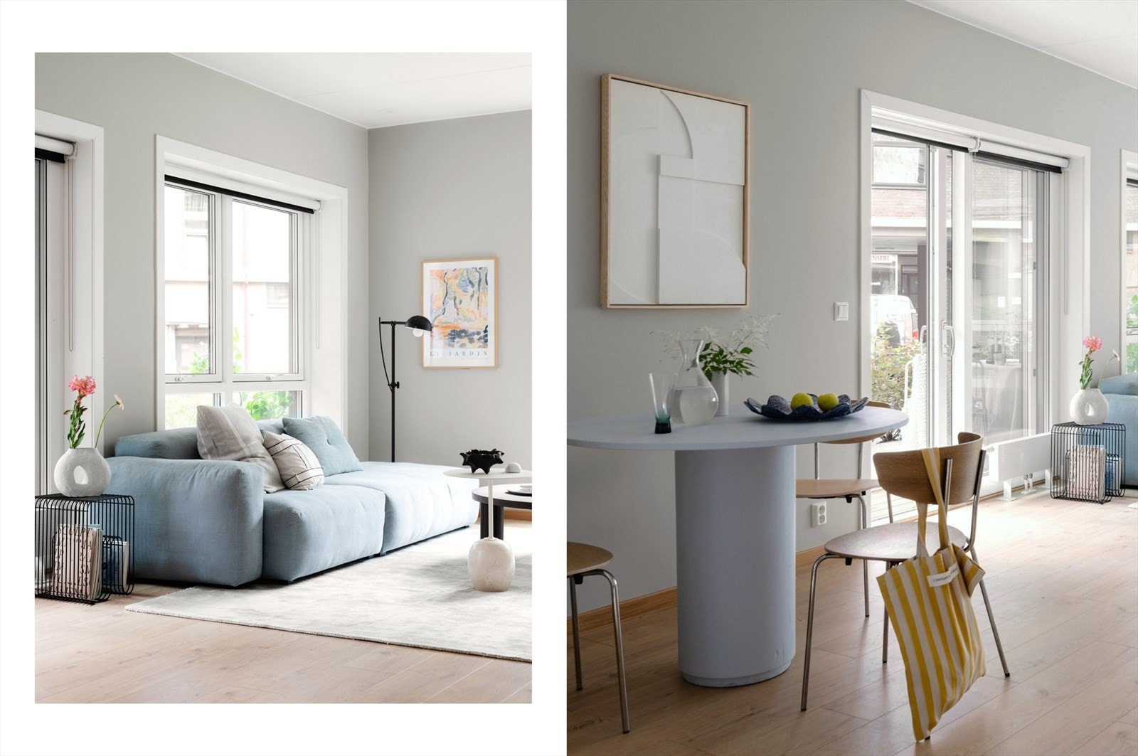 Boligen er godt tilpasset sosialt liv med plass til en ordentlig sofa- og TV-krok i tillegg til spisebord hvor du kan dekke på til større selskaper. Galleribilde