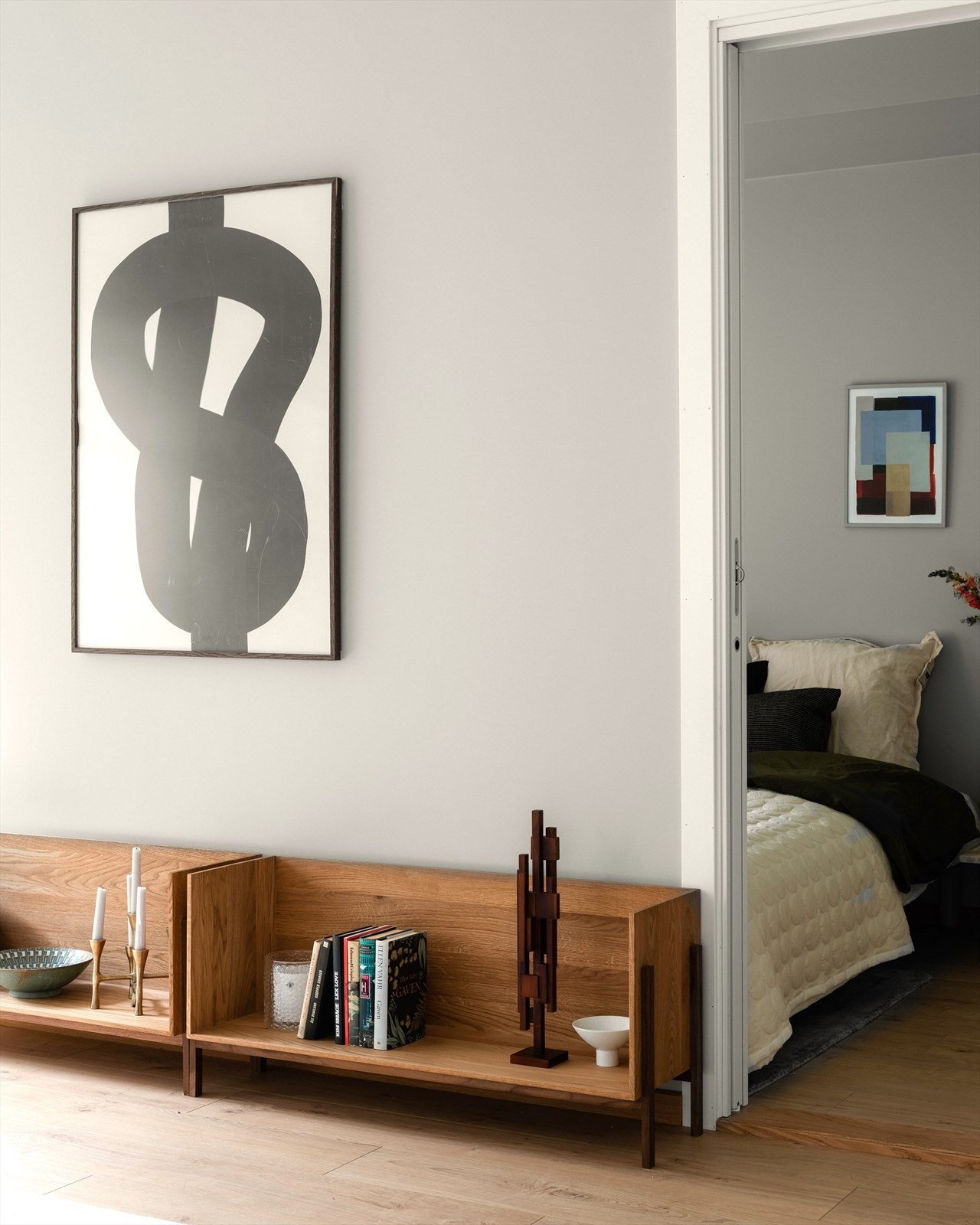 En praktisk og sosial utforming gir god mulighet for å innrede i egne soner. Galleribilde