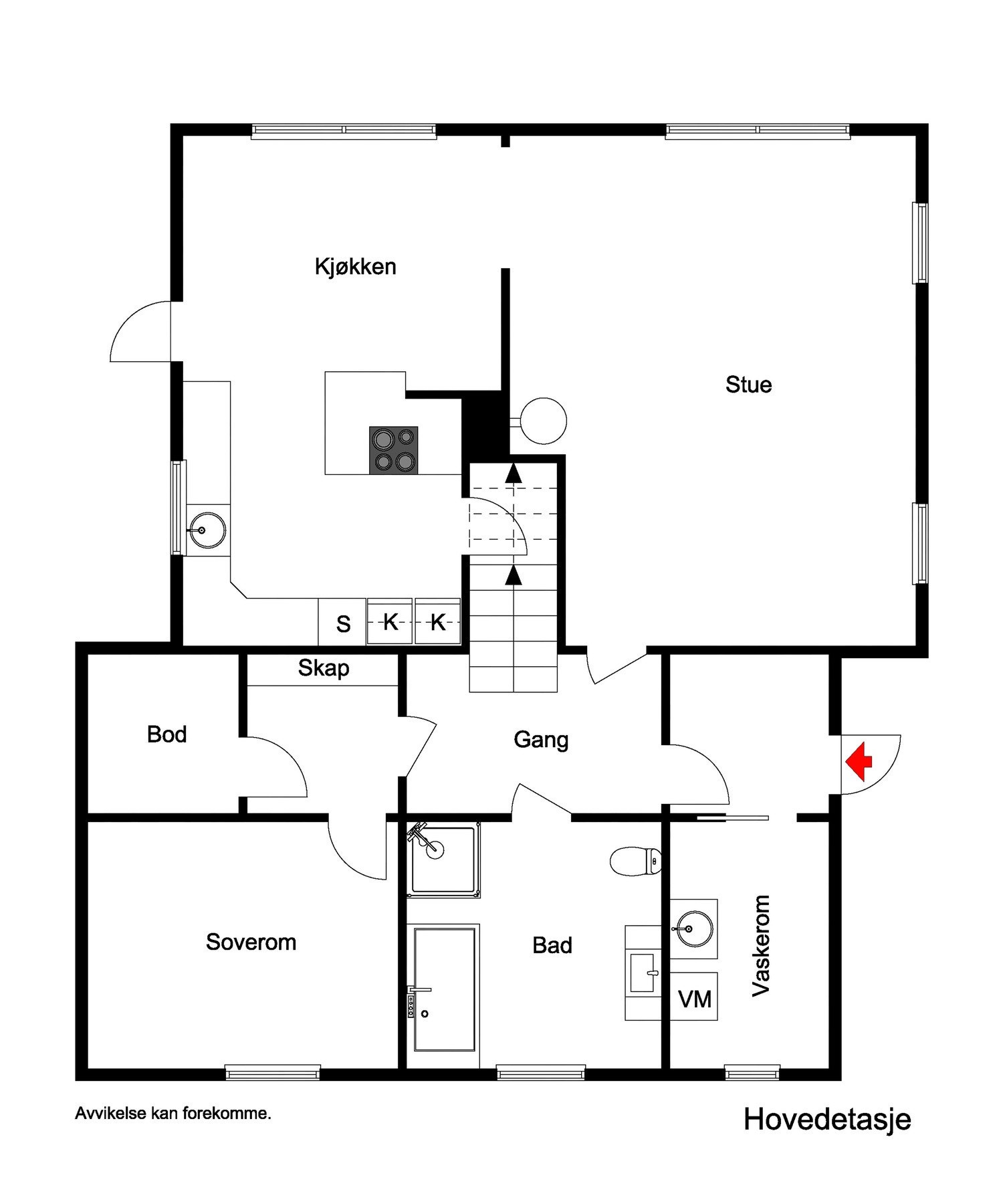 Plantegning Galleribilde