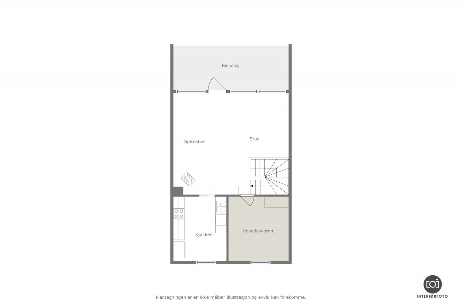 Planskisse 2. etg Galleribilde