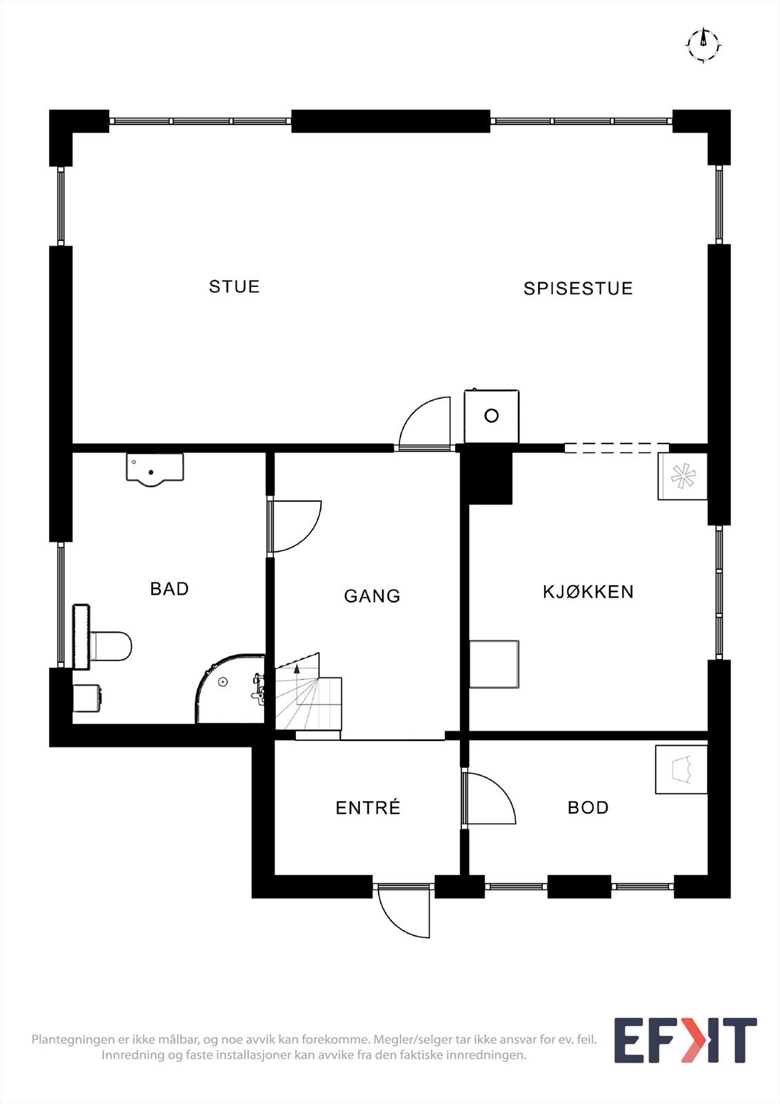 Planteikning h.etg. Galleribilde