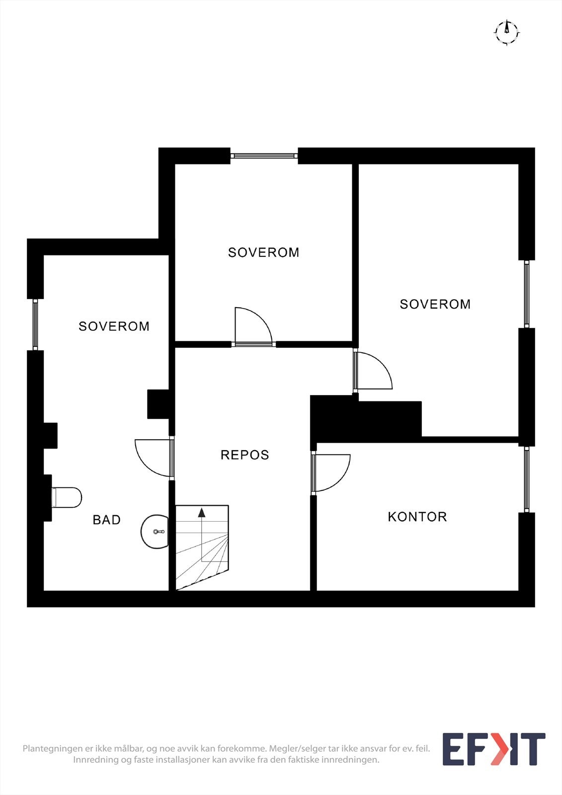 Planteikning 2.etg. Galleribilde