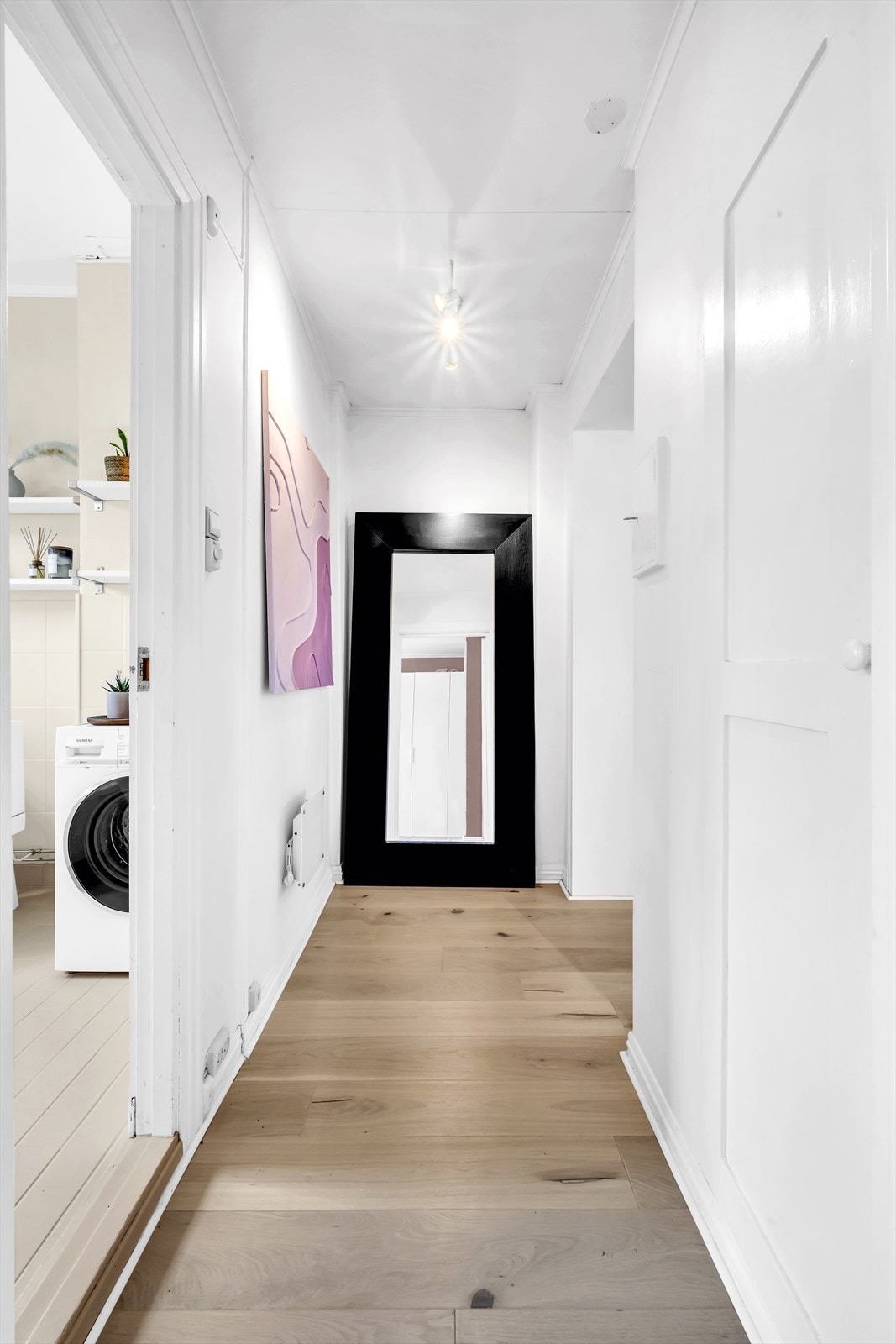 Gangen sikrer god flyt mellom rommene Galleribilde