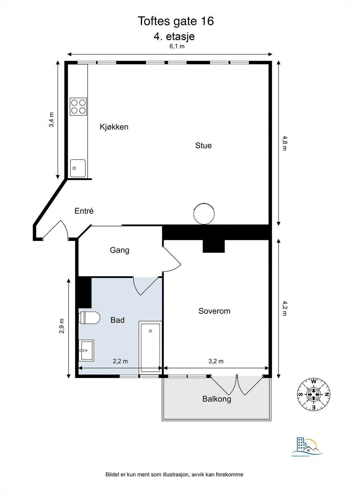 Plantegning Galleribilde
