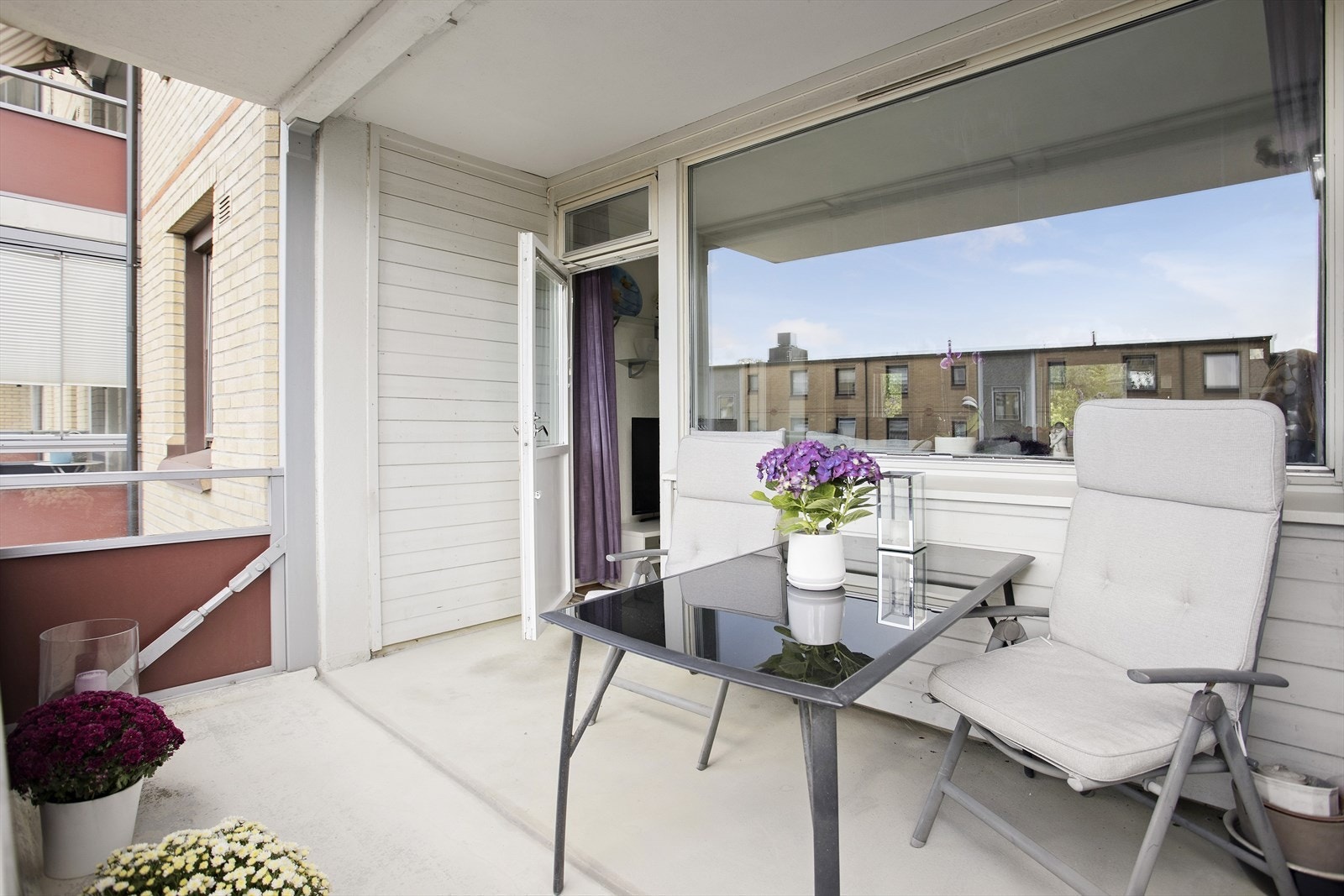 Vestvendt balkong Galleribilde