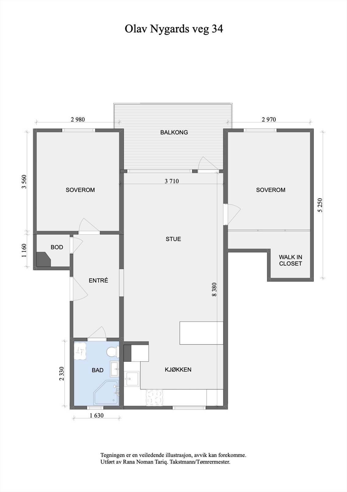 Plantegning Galleribilde