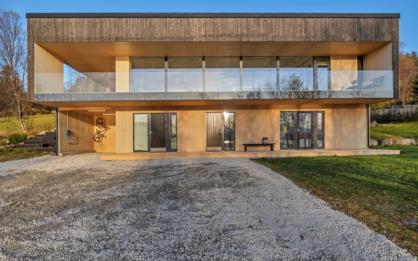 Moderne og lekker arkitektur Galleribilde