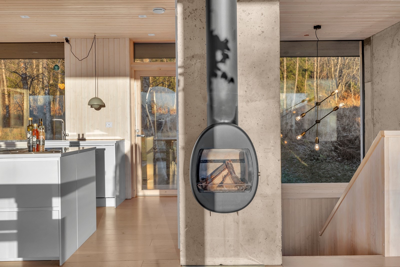 Selve kjøkkenet er tilbaketrukket Galleribilde