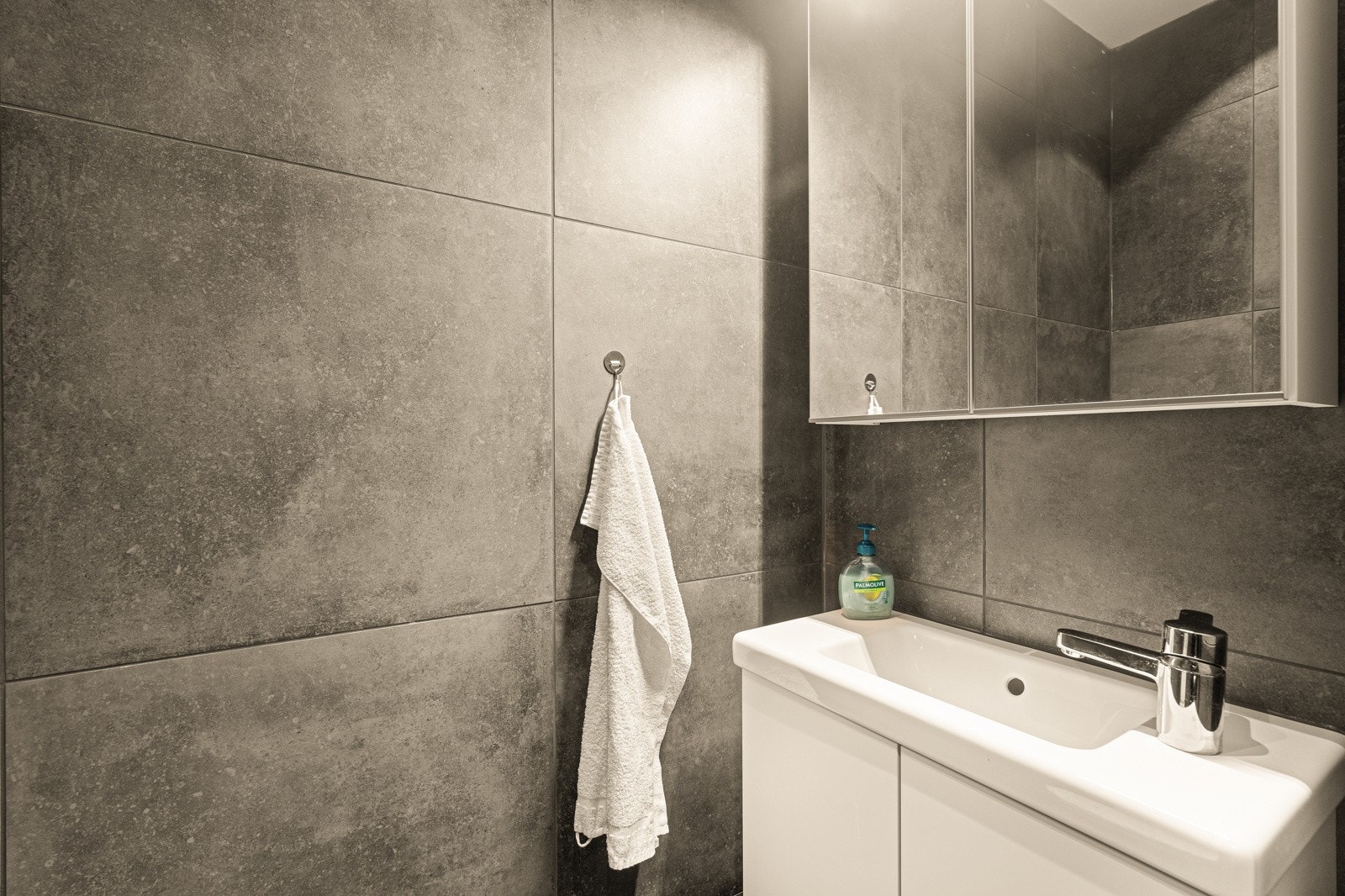 I tilknyttning til gangen er et praktisk WC. Galleribilde