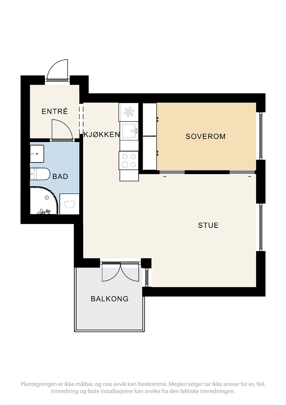 Plantegning 2. etasje Galleribilde