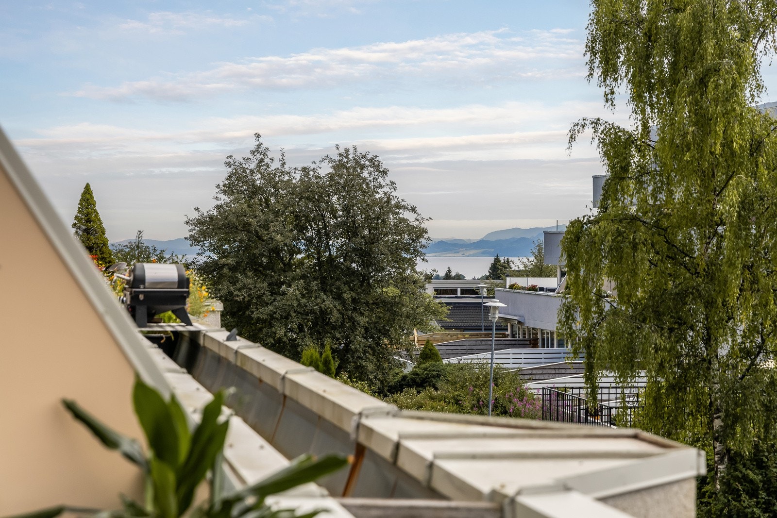 Utsikt fra balkong. Galleribilde