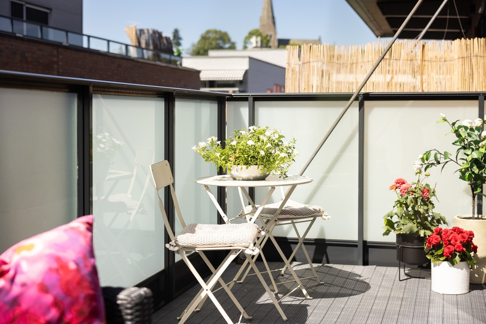 Her er det lov med el- eller gassgrill. Galleribilde