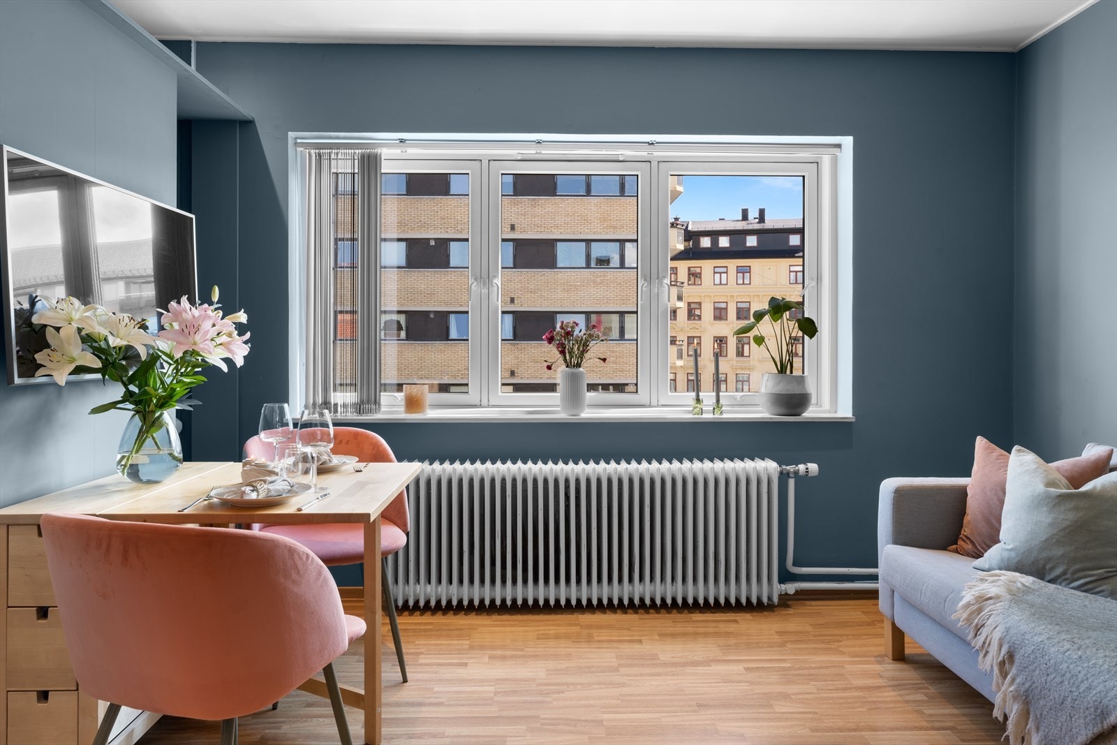 Vinduene i leiligheten er fra 2013 Galleribilde