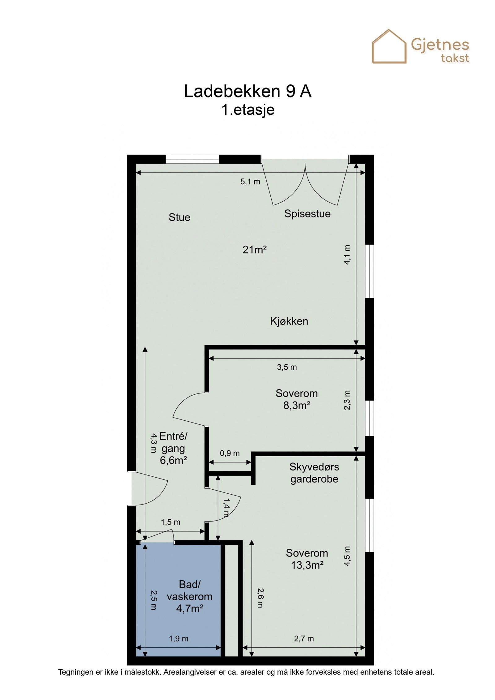 Plantegning Galleribilde