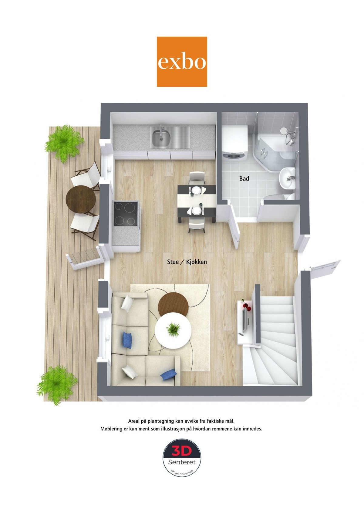 Plantegning 1. Etasje Galleribilde