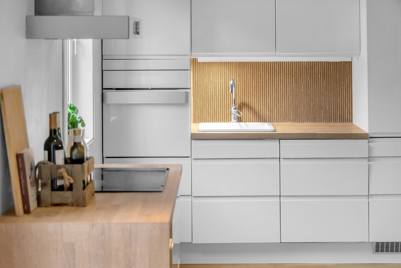 Ergonomisk høyde på integrert ovn Galleribilde