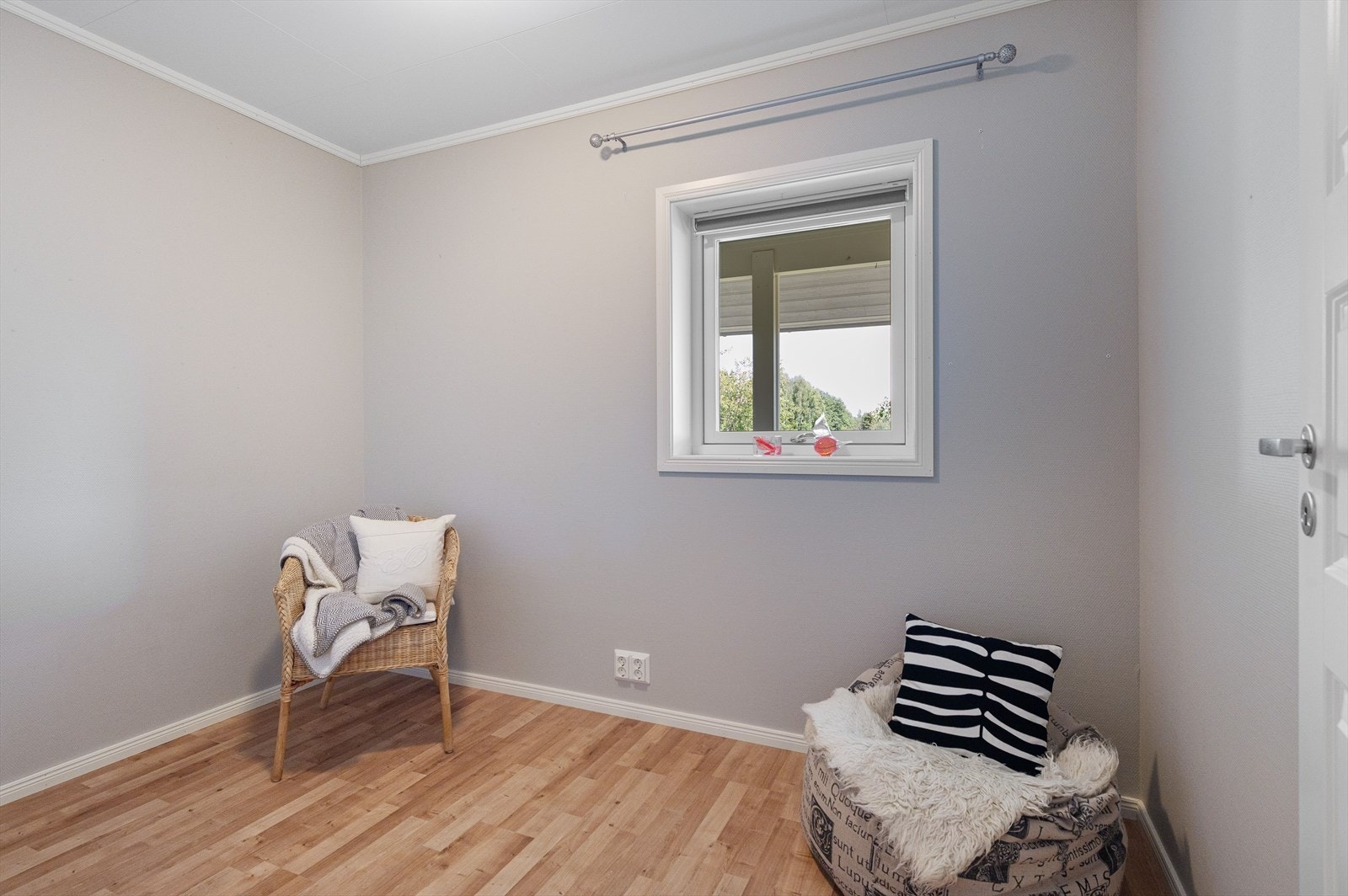 Kontor. Merket som soverom på plantegning Galleribilde