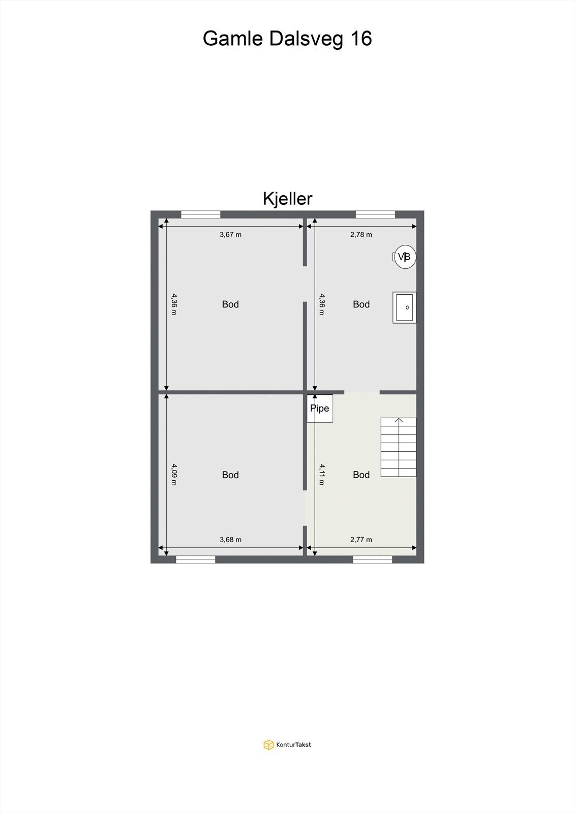 Plantegning Kjeller Galleribilde