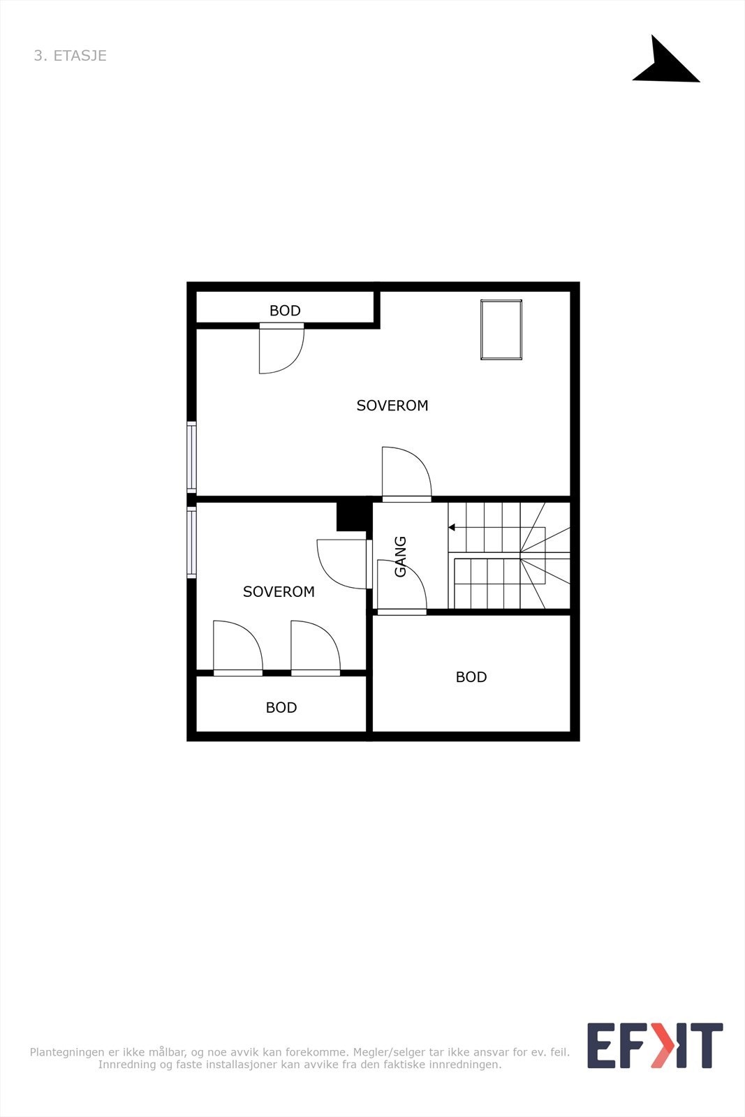 Dette er en perfekt etasje for barna i familien. Galleribilde