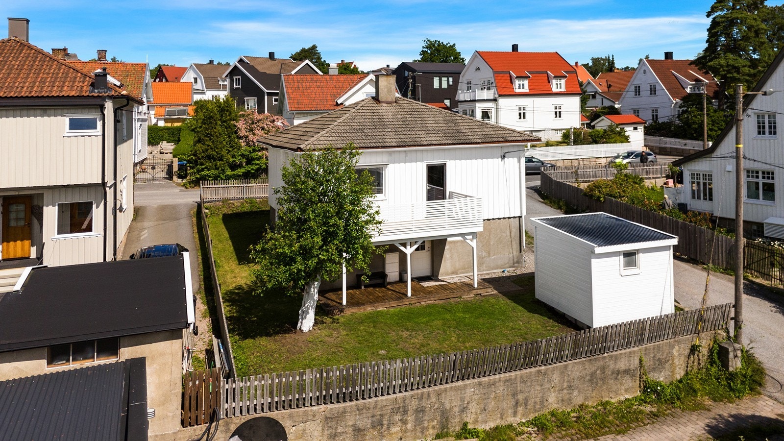 Herfra har du gangavstand til skole, barnehage og andre fasiliteter Galleribilde
