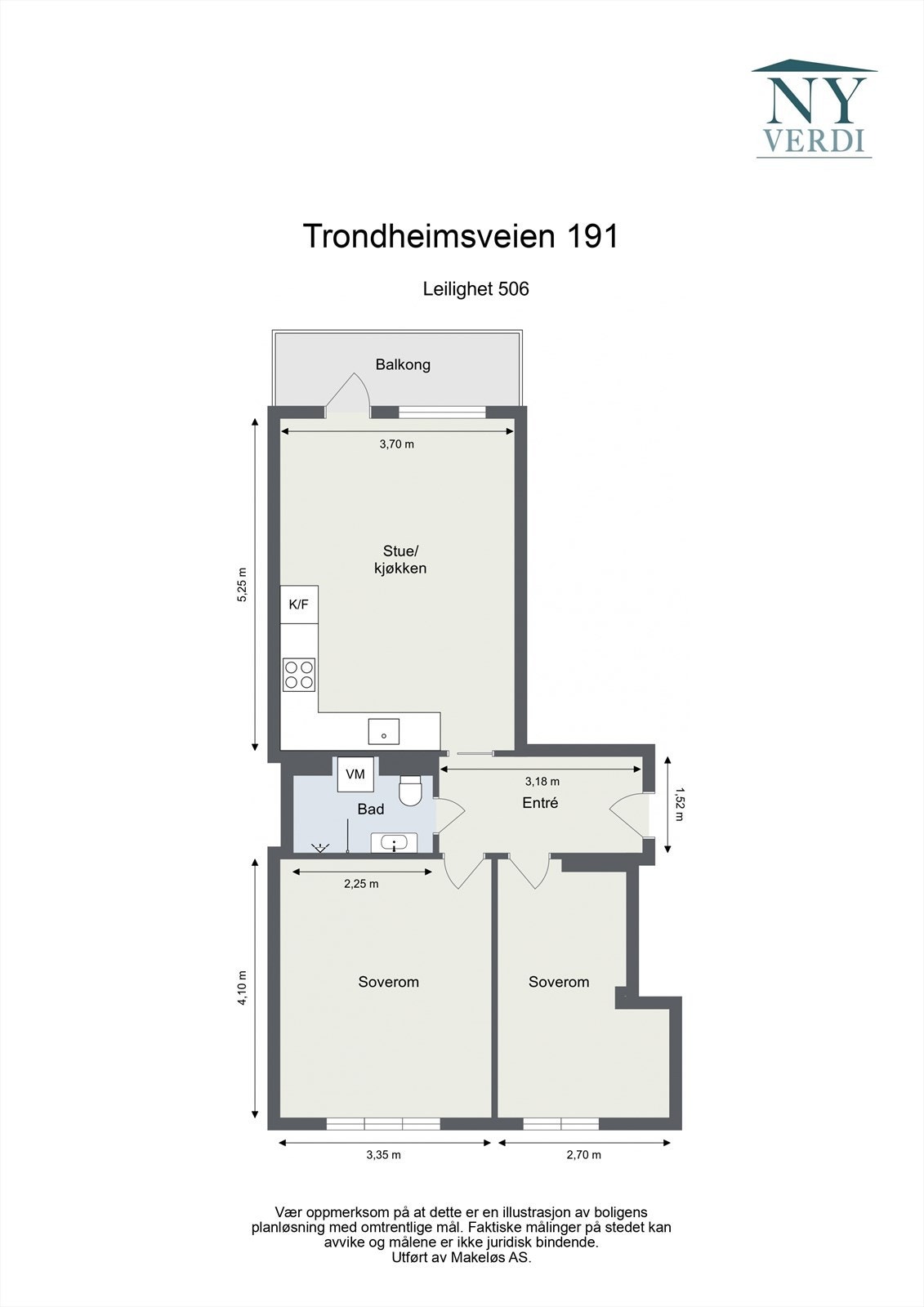 Du får plantegning tidlig slik at du får orientert deg Galleribilde