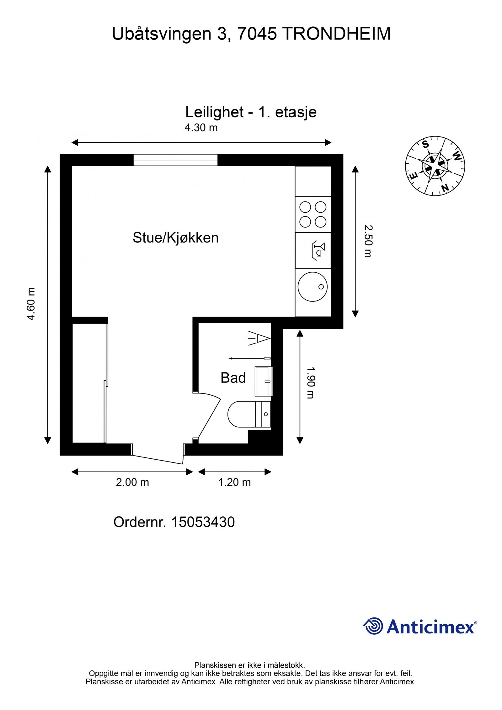 Plantegning Galleribilde