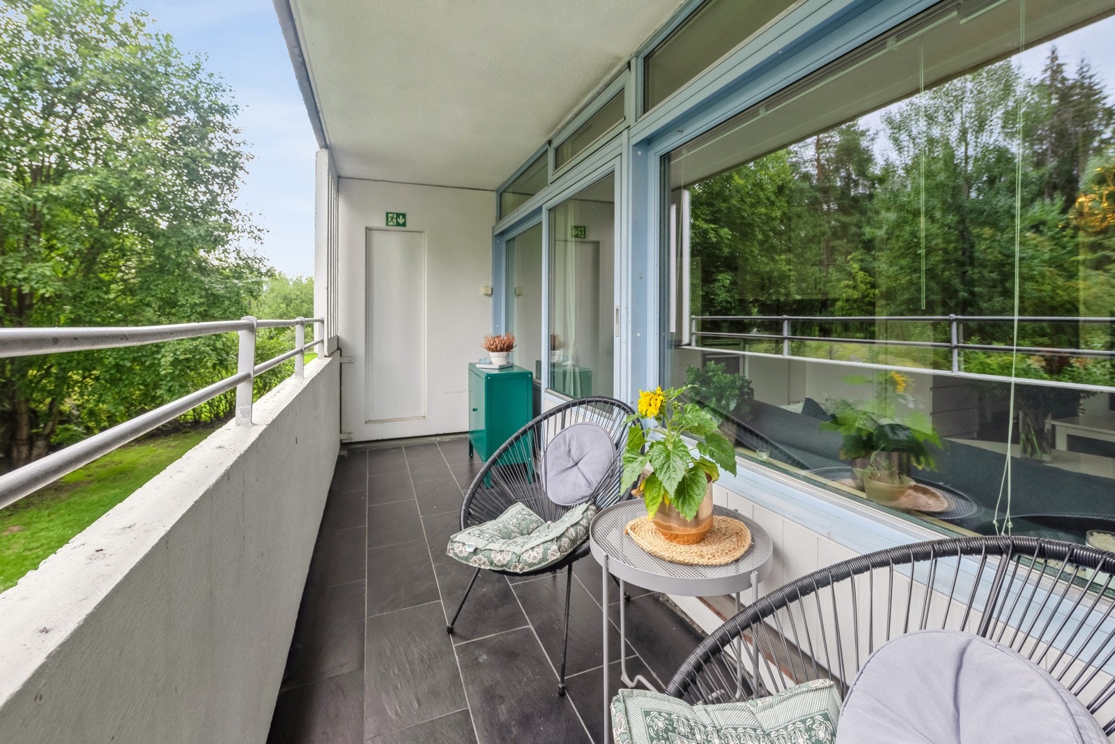 Her kan du nyte solrike dager og lune kvelder. Galleribilde