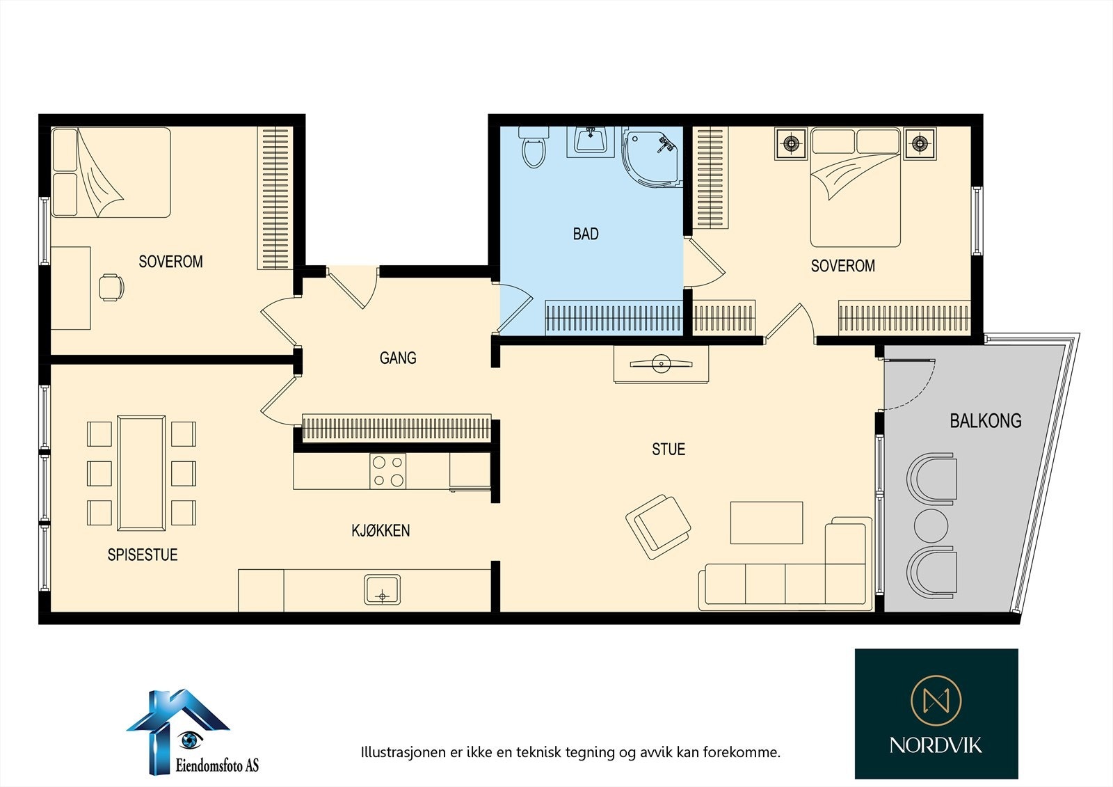 Plantegning Galleribilde