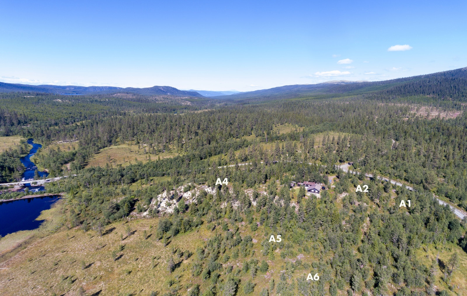 Nordre Flendammen hyttefelt Galleribilde