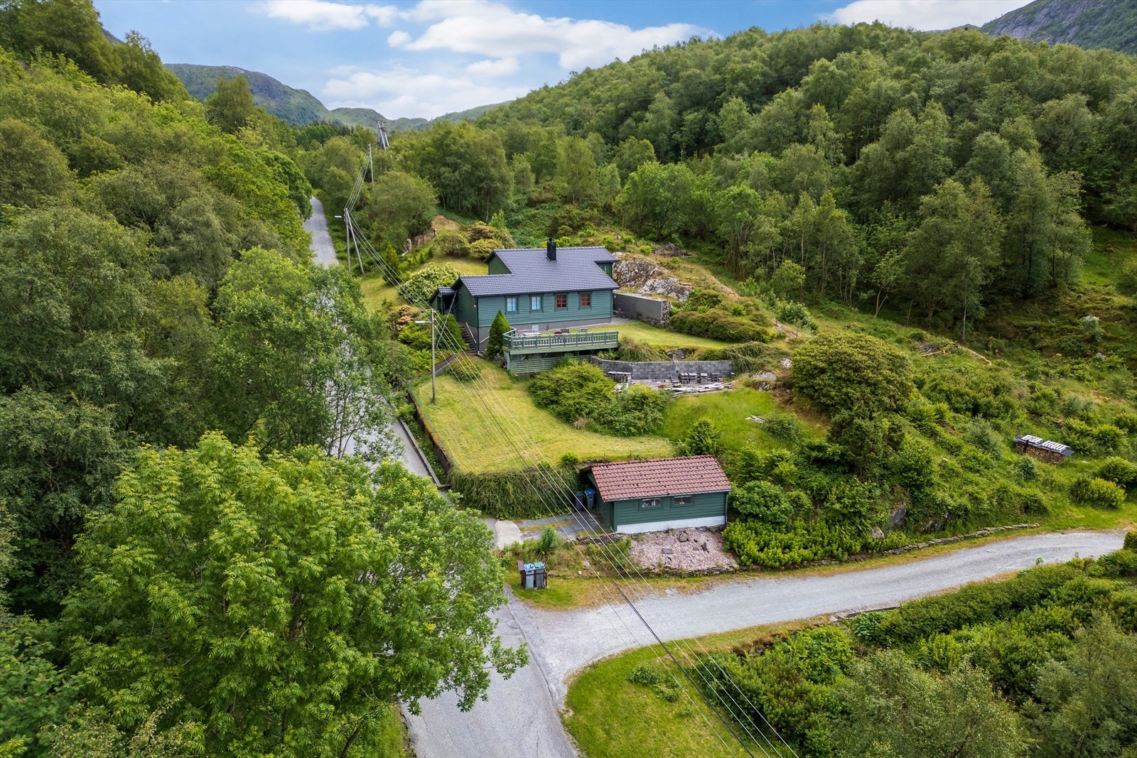 En enebolig med attraktiv beliggenhet i Øvre Ervik Galleribilde