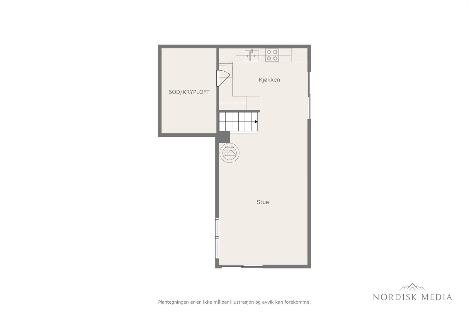 Plantegning Galleribilde