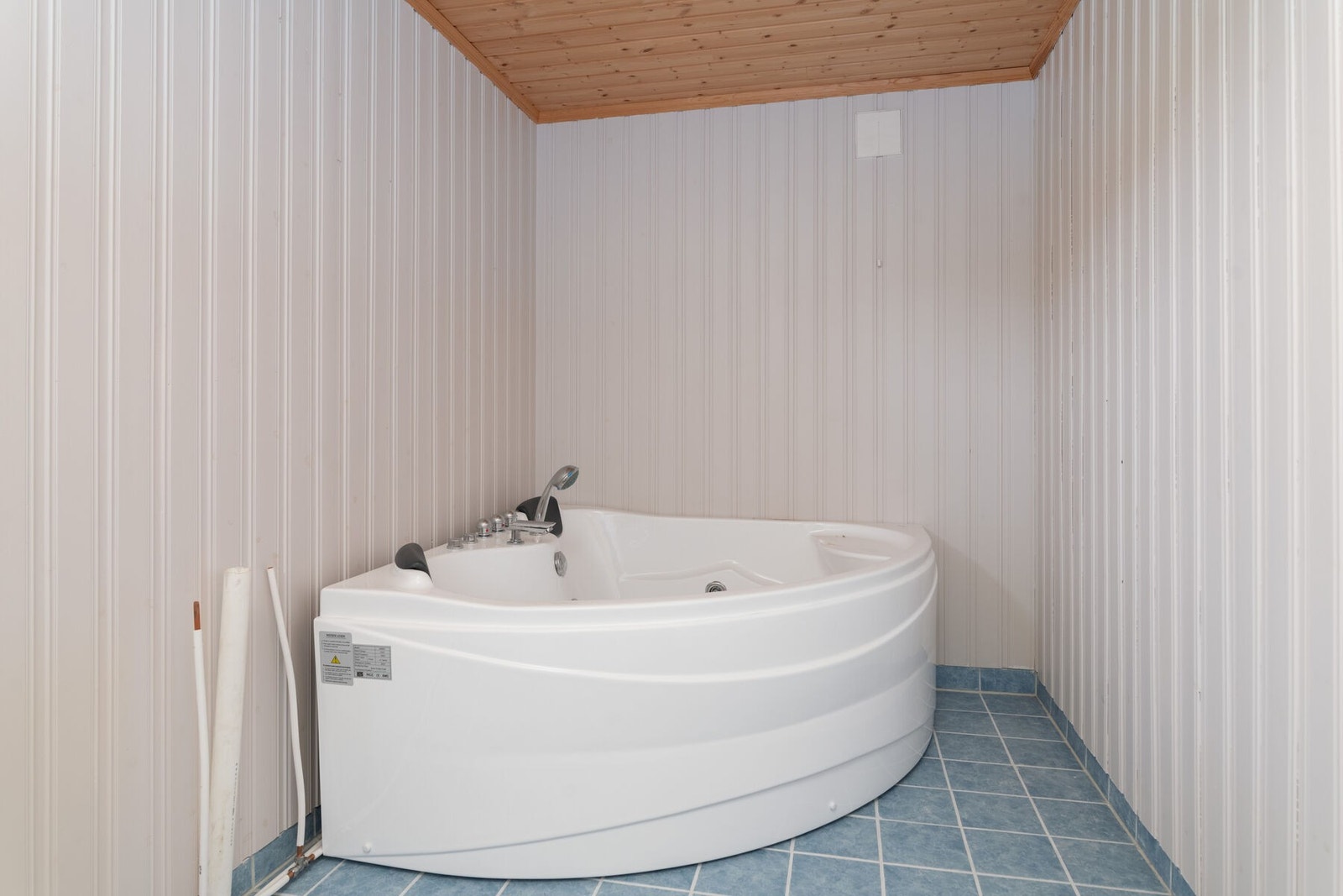 Bad med flislagt gulv Galleribilde