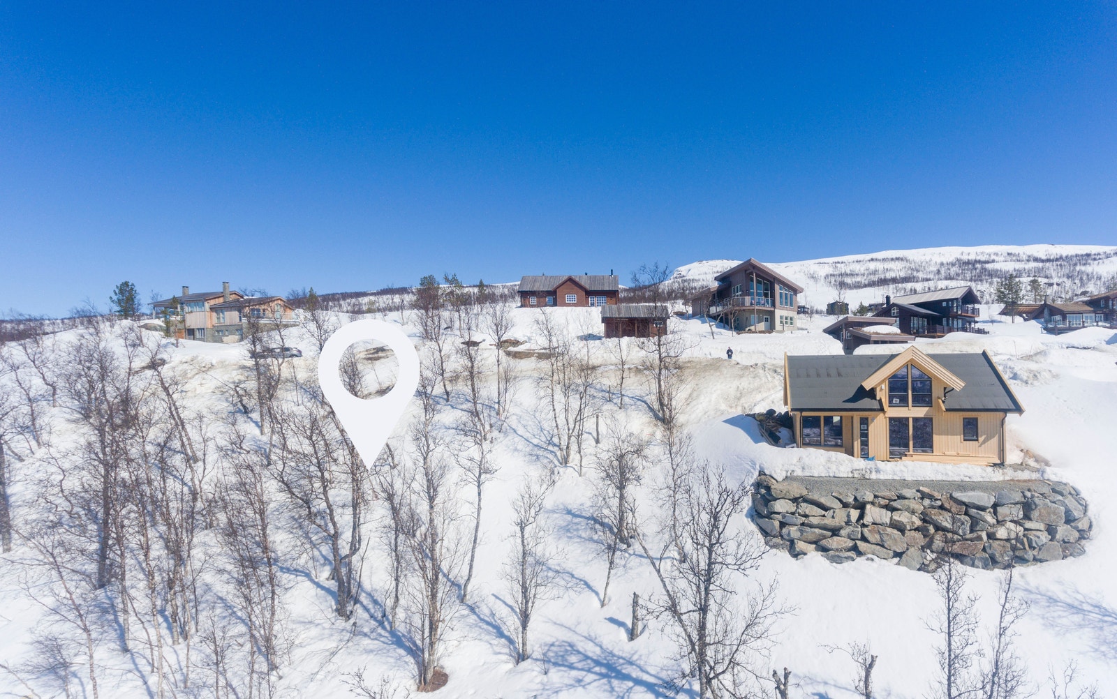 Området har meget gode sol- og lysforhold Galleribilde