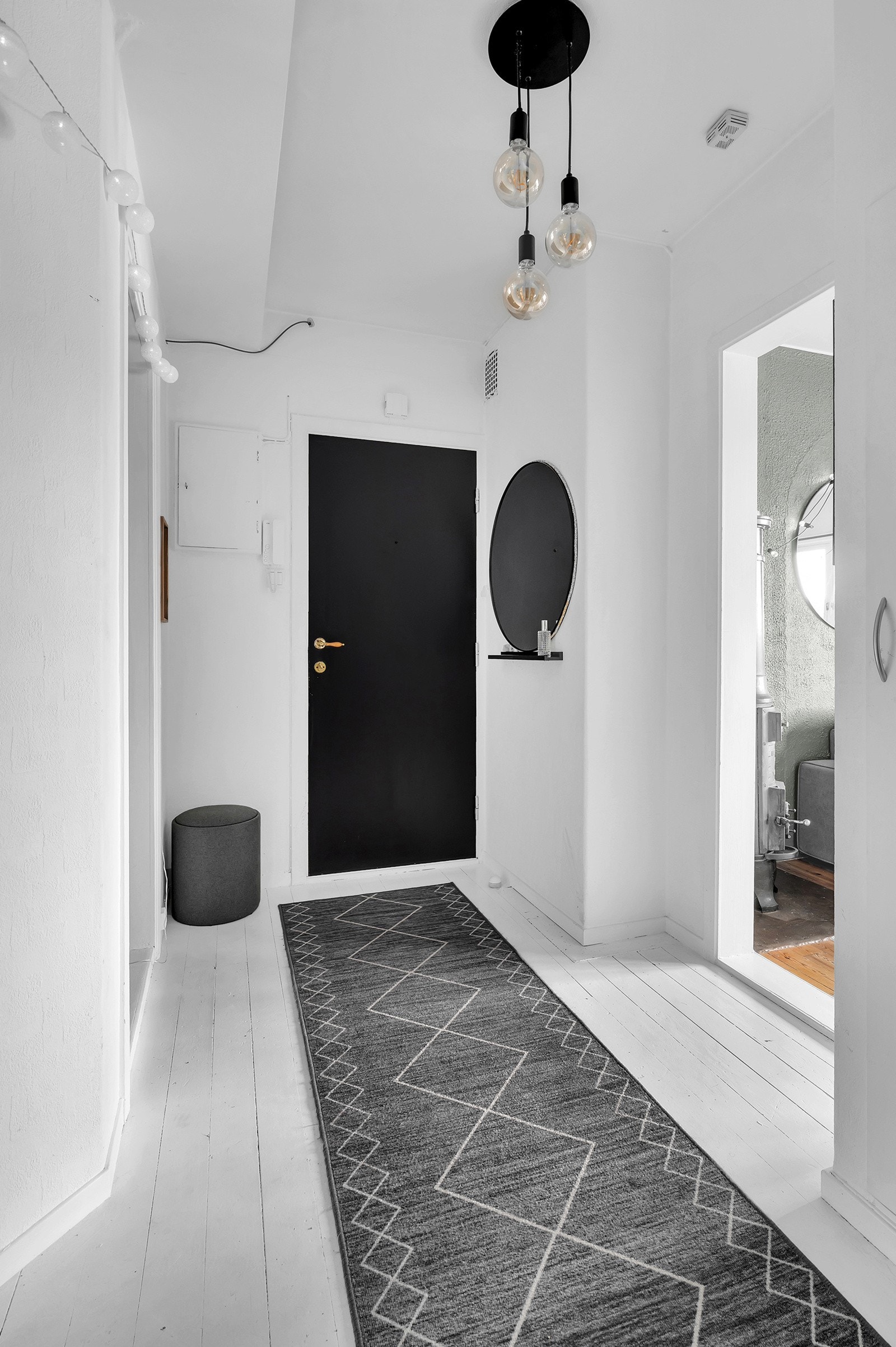 Lys og trivelig gang. Galleribilde