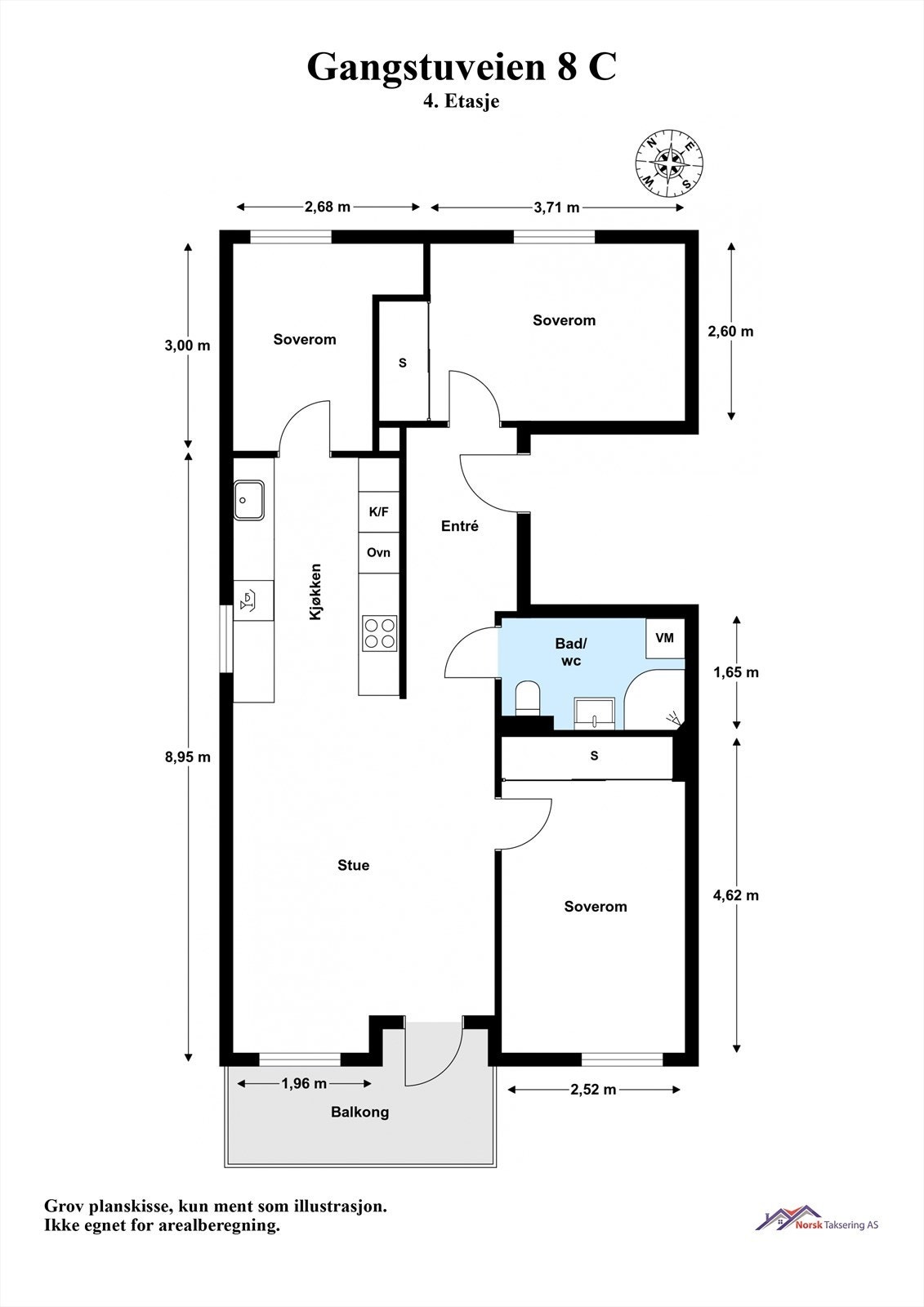 Gangstuveien 8 C - 4. Etasje Galleribilde
