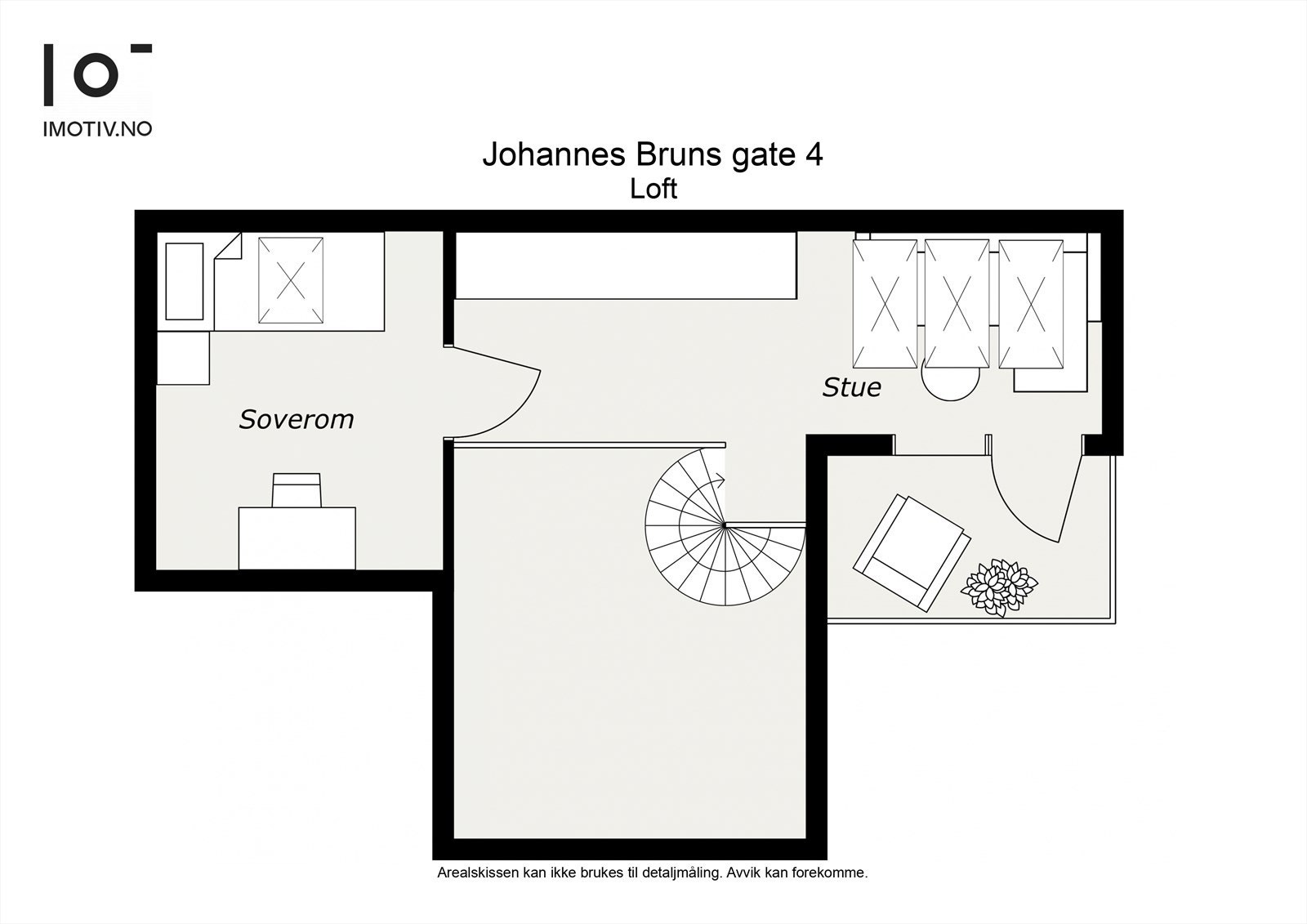 - Plantegning loftsetasje - Galleribilde