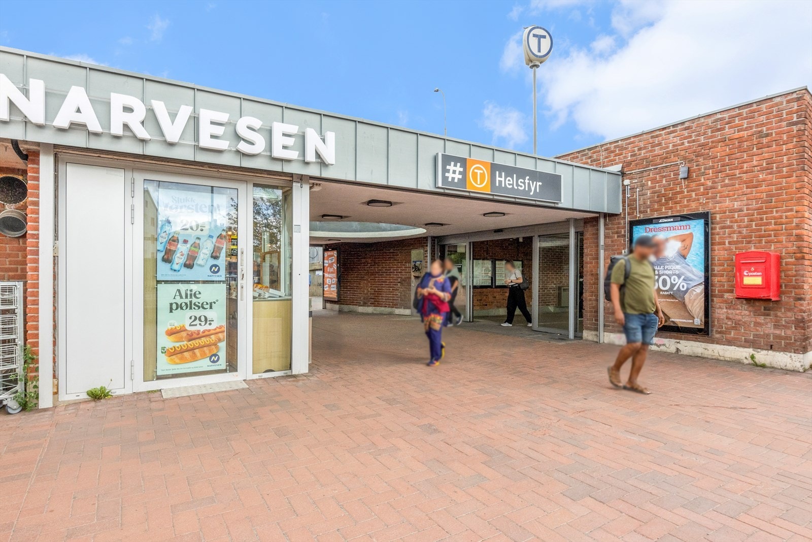 Nærområde byr på flere gode kollektivmuligheter. Galleribilde