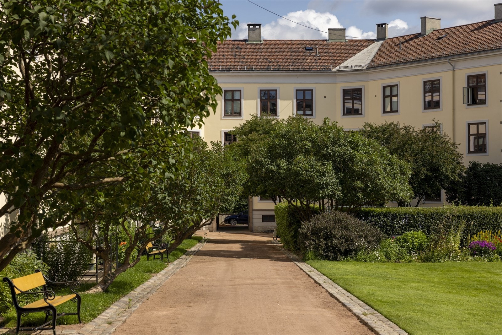 Gårdsrommet er designet av Snøhetta Galleribilde