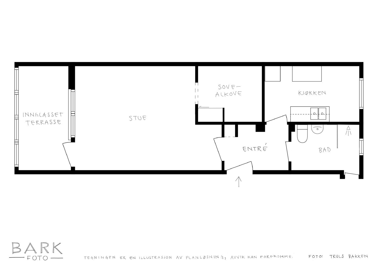 Plantegning | Dagens løsning Galleribilde