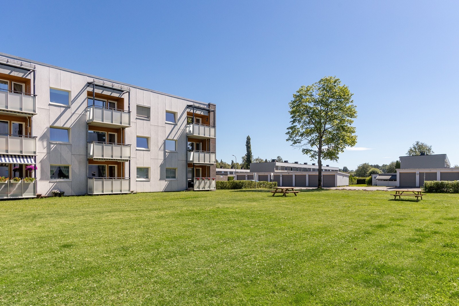 Fellesområde og fasade. Galleribilde