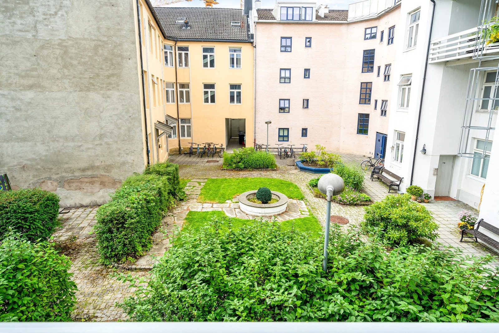 Utsikt fra balkongen. Galleribilde