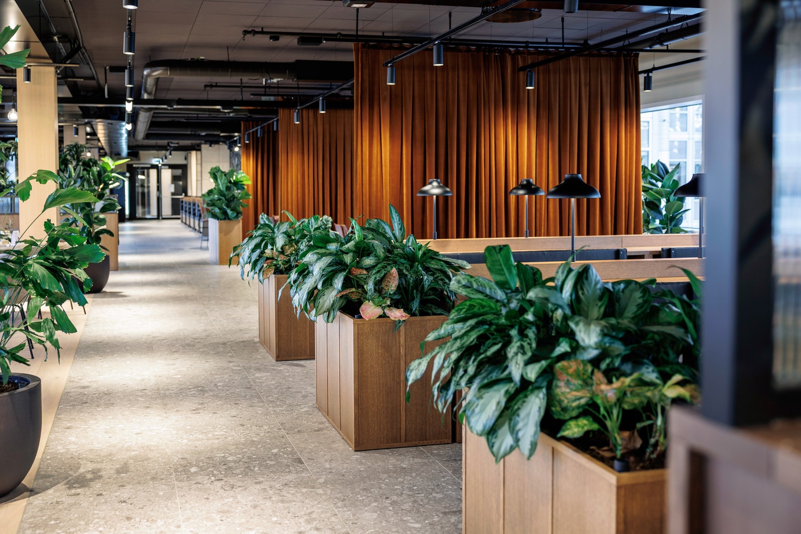 Det er flere sosiale soner tilrettelagt for ulike behov Galleribilde